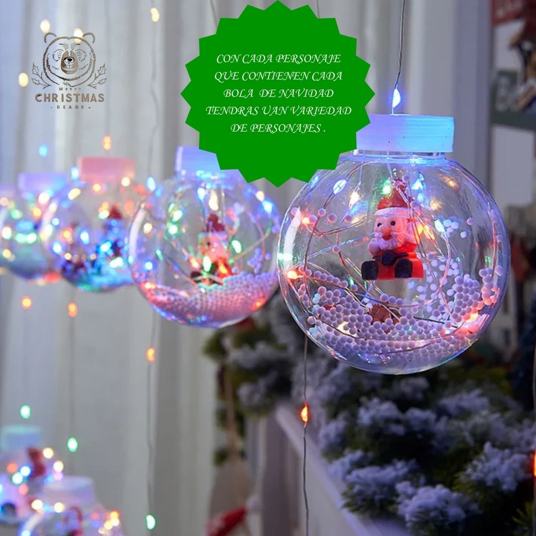 🎄CrystalLightXmas™  - Dale  un toque magito a tu naviad(Esferas led para navidad)🎅✨