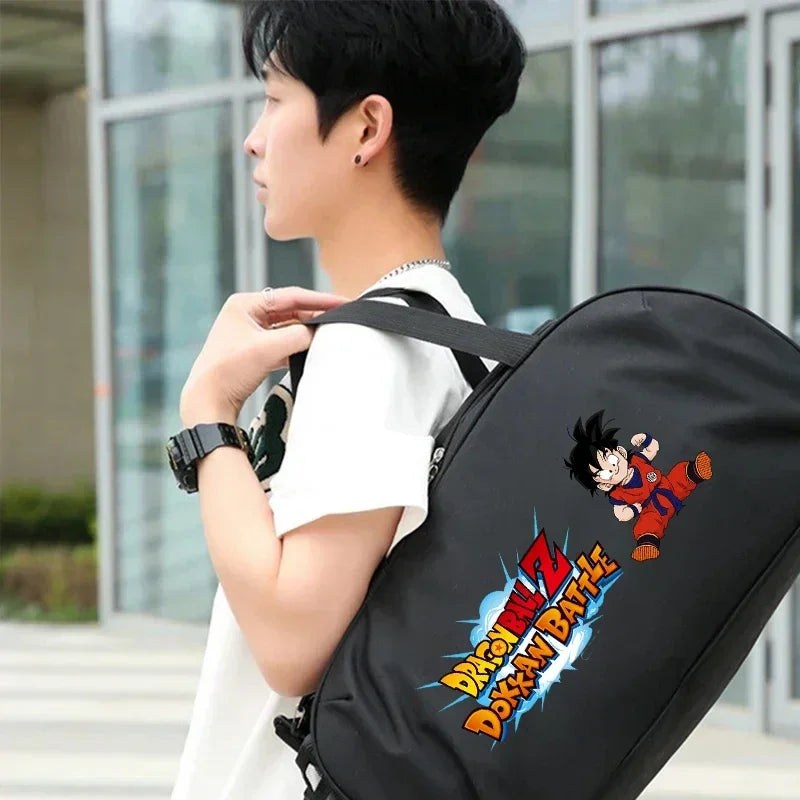 Bolsa de gimnasio de Dragon Ball para hombre, bolsa de Fitness impermeable, bolsas de mano portátiles para exteriores, bolsas de hombro de Yoga de viaje de gran capacidad