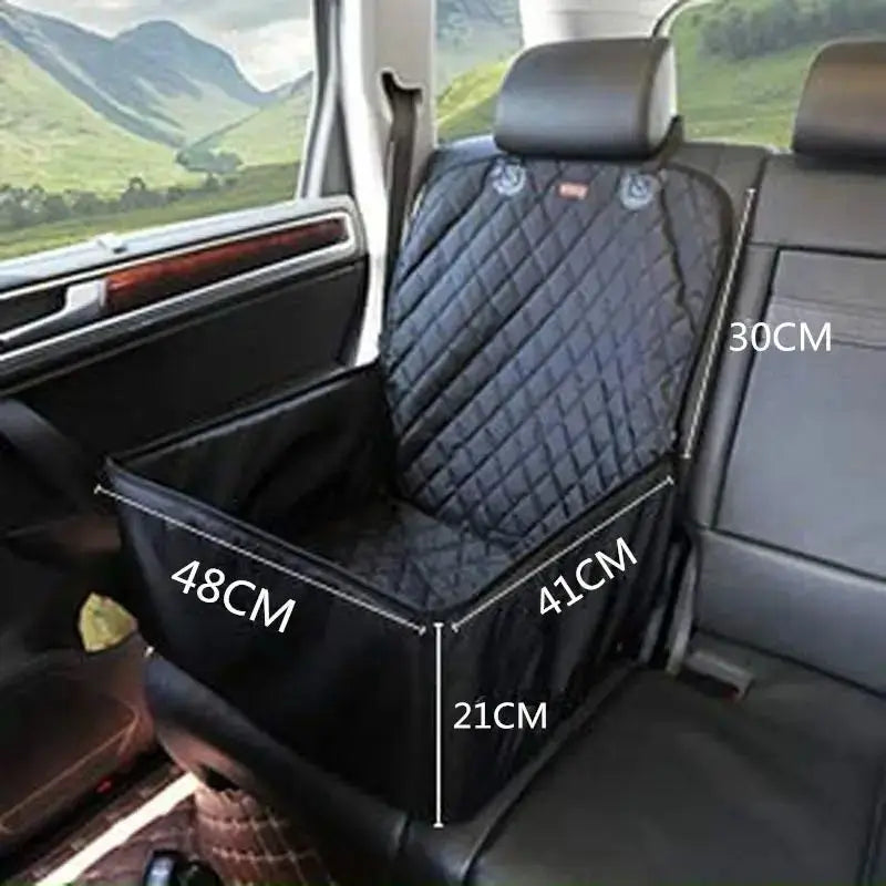 Asiento de coche impermeable para perros, hamaca de transporte para viajes al aire libre, segura, cubierta resistente al desgaste para gatos, cesta para mascotas, accesorios universales para coches