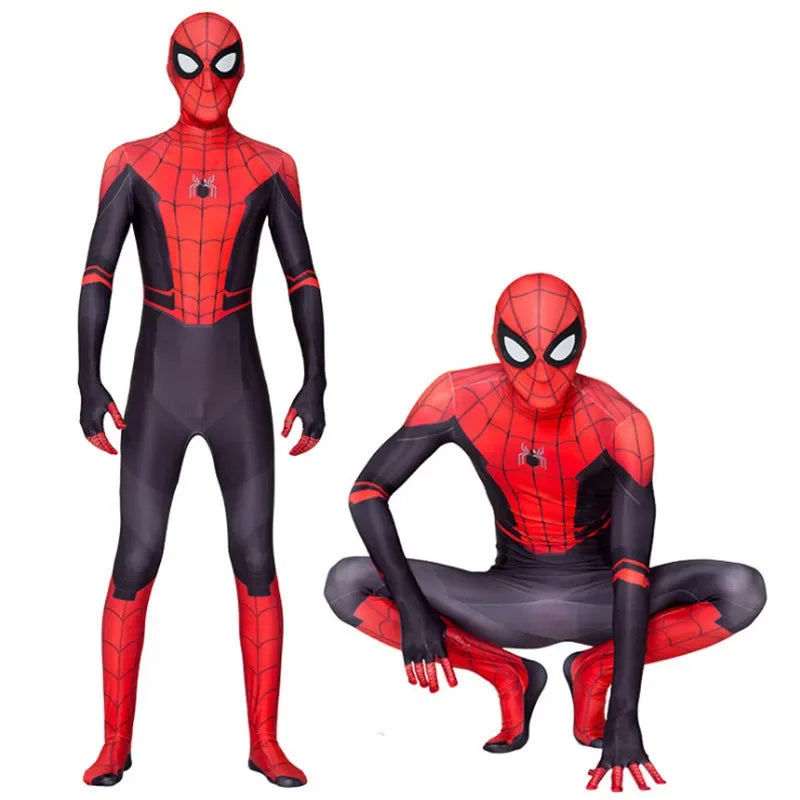 Disfraz de superhéroe Spidermans para adultos, mono de licra, Zentai, fiesta de Halloween, Cosplay, estilo 3D, alta calidad