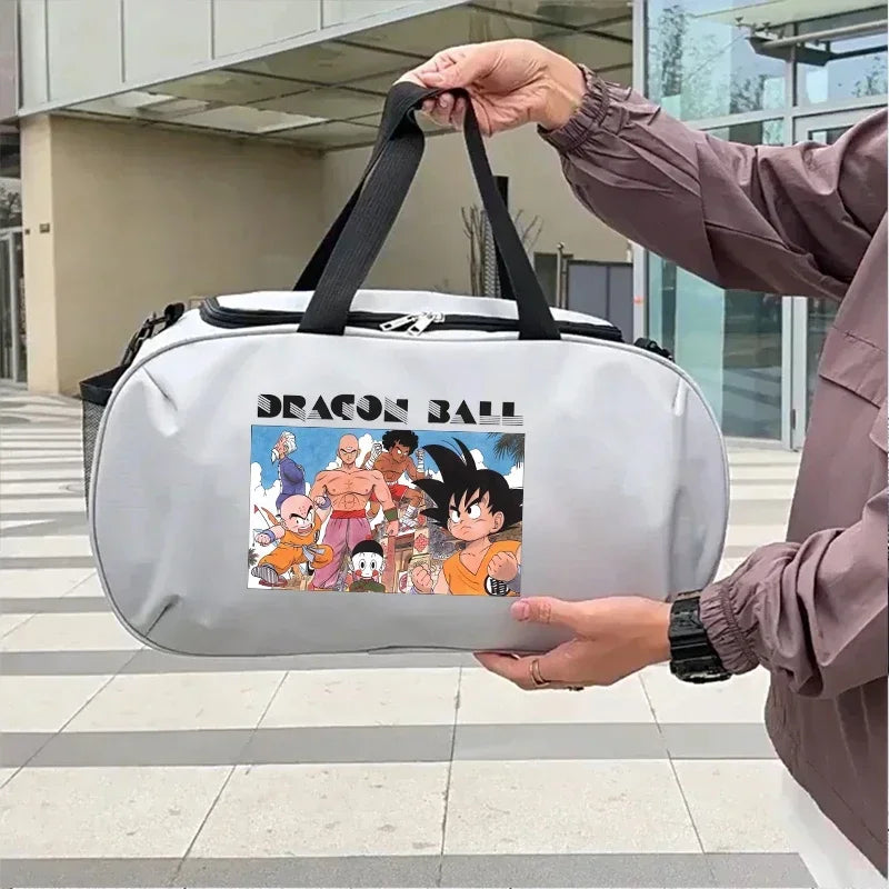 Bolsa de gimnasio de Dragon Ball para hombre, bolsa de Fitness impermeable, bolsas de mano portátiles para exteriores, bolsas de hombro de Yoga de viaje de gran capacidad